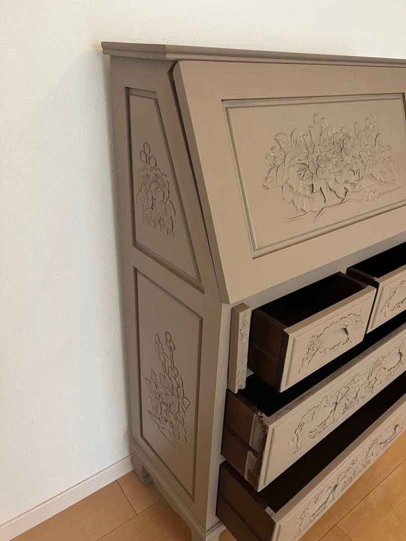 【アンティーク】ライティングビューロー