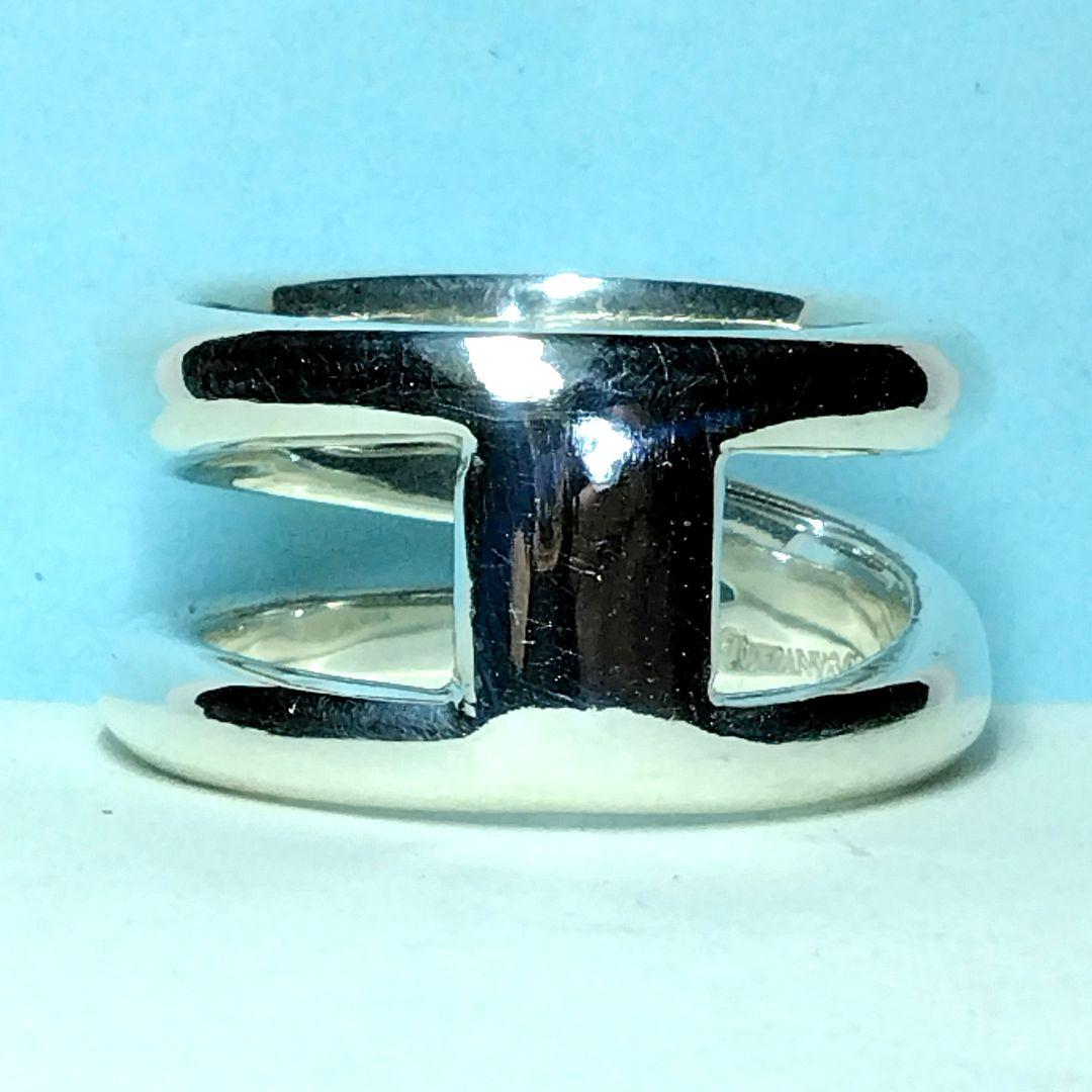 ティファニーダイアゴナルリング 13号　新品仕上げ　無傷未使用に近い