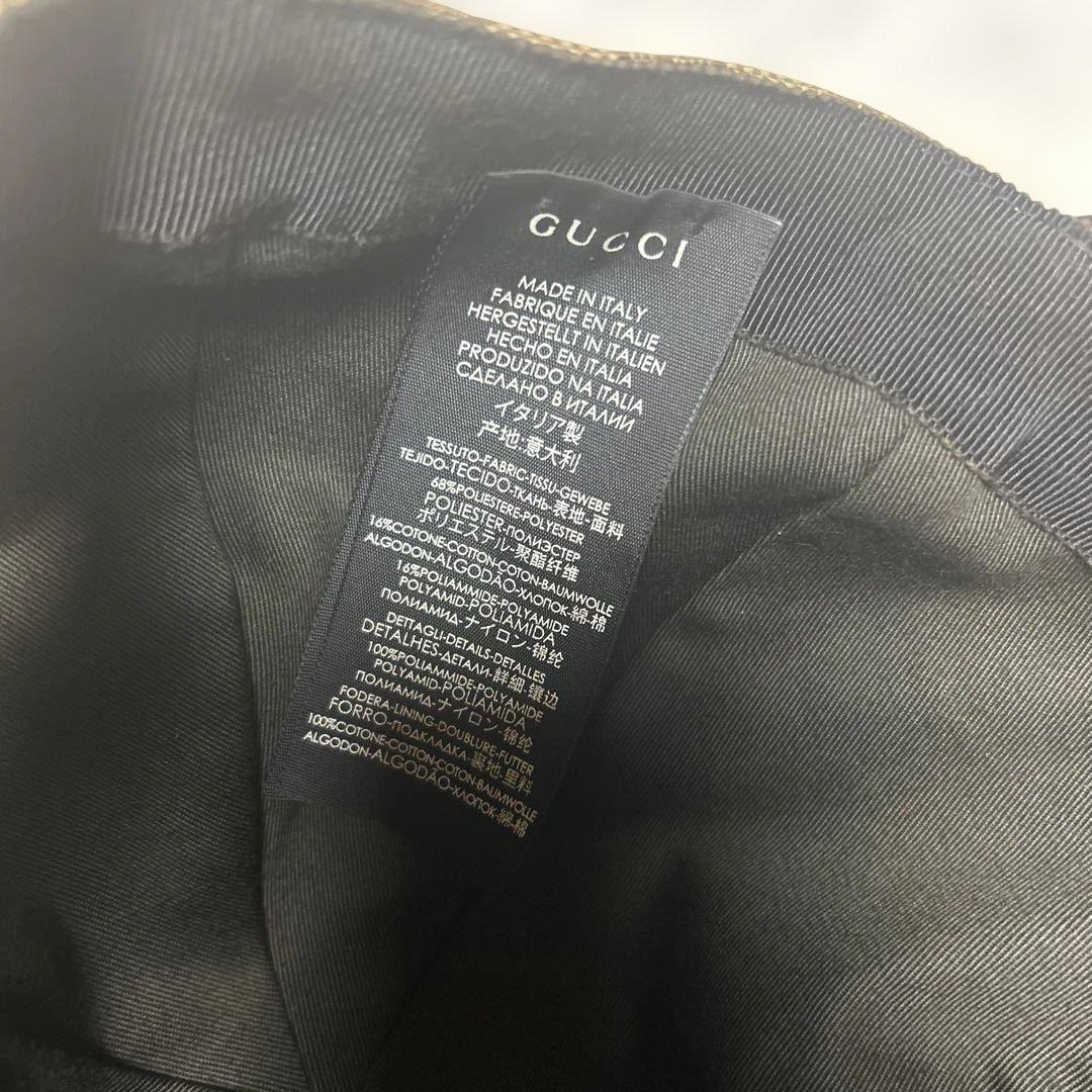 Gucci GGパターン ベージュキャップ