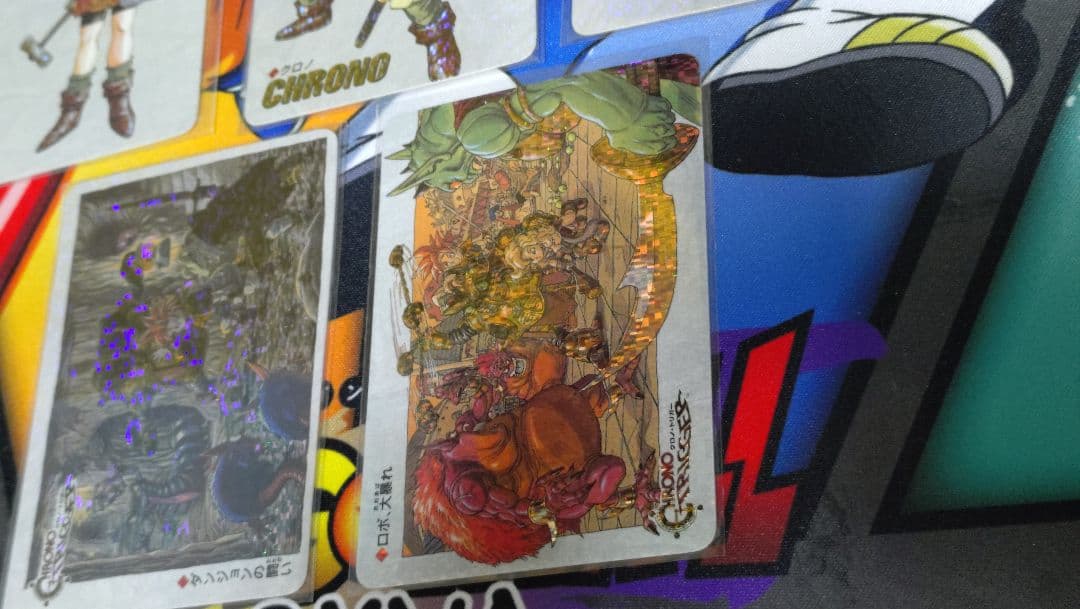 クロノトリガー　特典カード　デジタルドット　ダンジョンの闘い　ロボ大暴れ