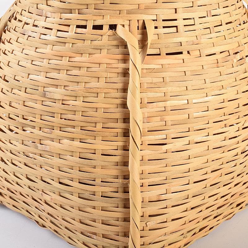 茶道具　平安　竹美斎造　即中斎好　方円篭　花入　共箱　M　R7760B