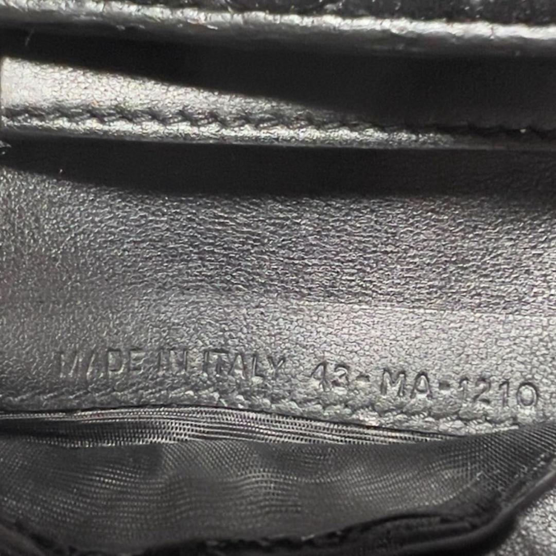 Christian Dior ディオール 折り財布 ブラック ロゴチャーム