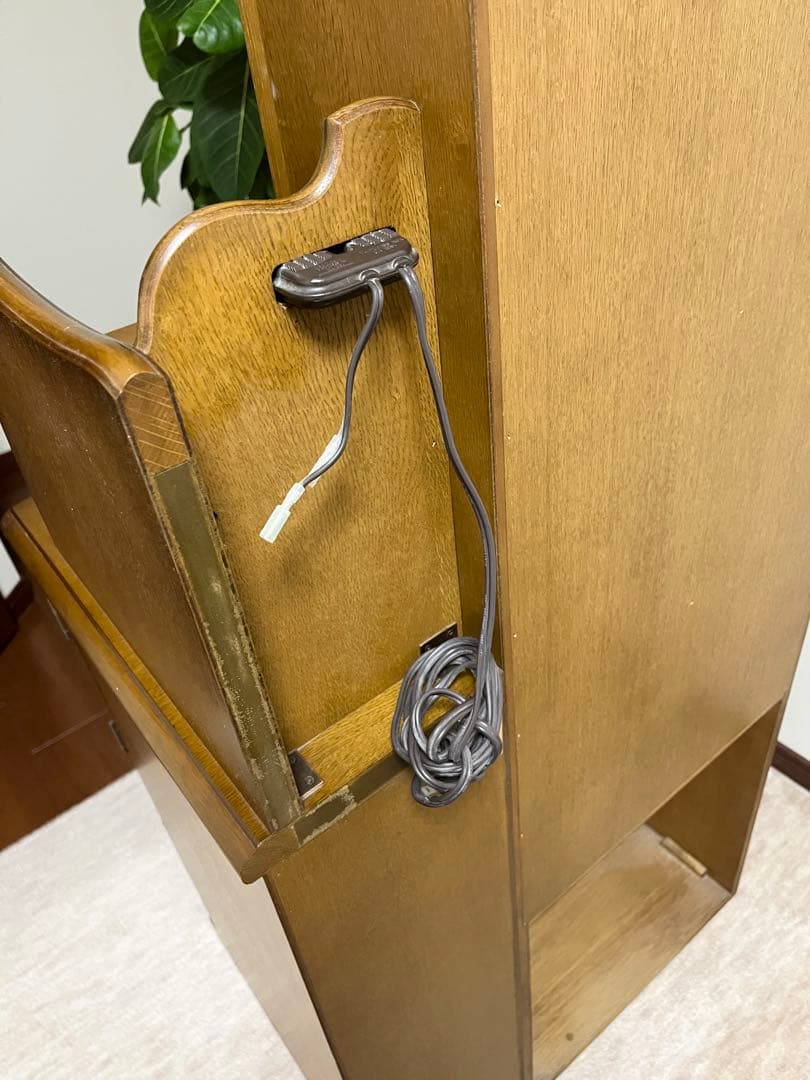 【１月８日出品終了】ドレッサー　鏡台 姿見　化粧台　ナラ材