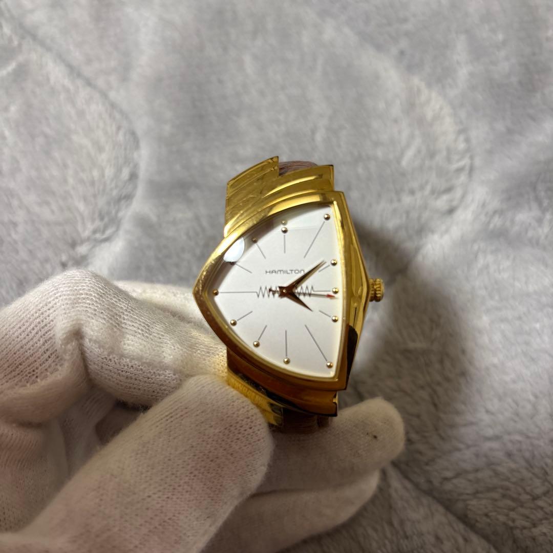 ハミルトン Hamilton ベンチュラ Quartz ゴールド H243010