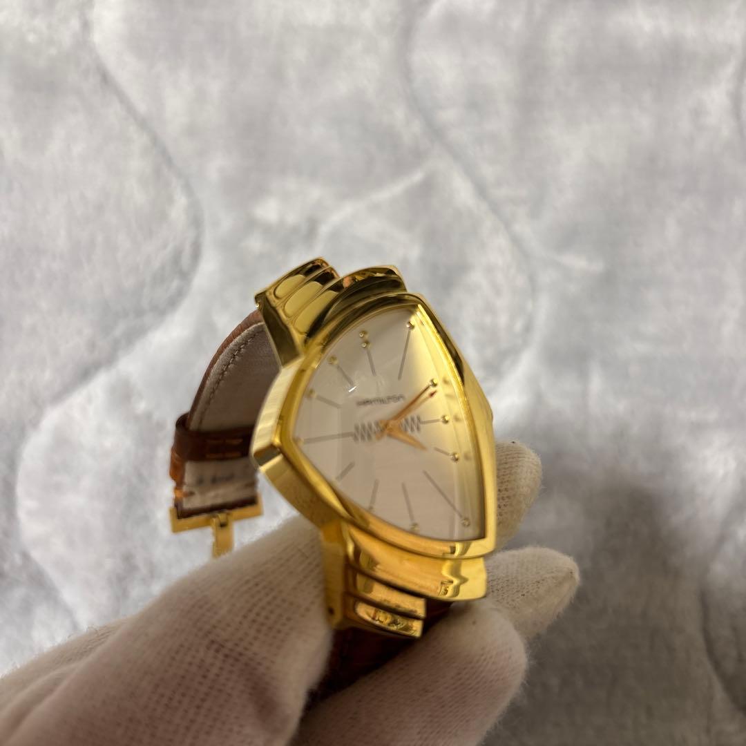 ハミルトン Hamilton ベンチュラ Quartz ゴールド H243010
