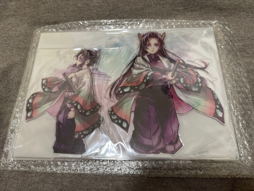 鬼滅の刃 しのぶとカナエ 繋ぐWEBSHOPくじＡ賞 ビッグアクリルスタンド