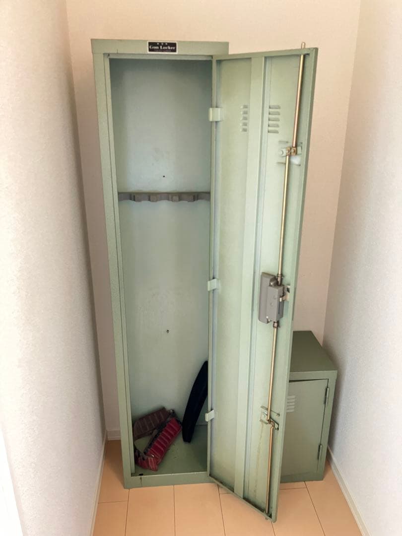 KSK ガンロッカー と装弾ロッカー　グリーン　猟銃保管用の基準