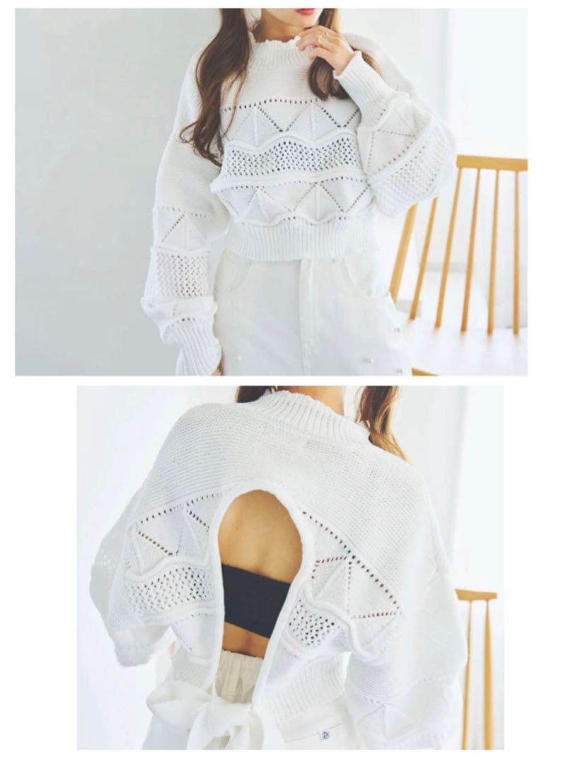 LAVANDA 宇野実彩子　ニット&バケハ&スマホケース&シャツ