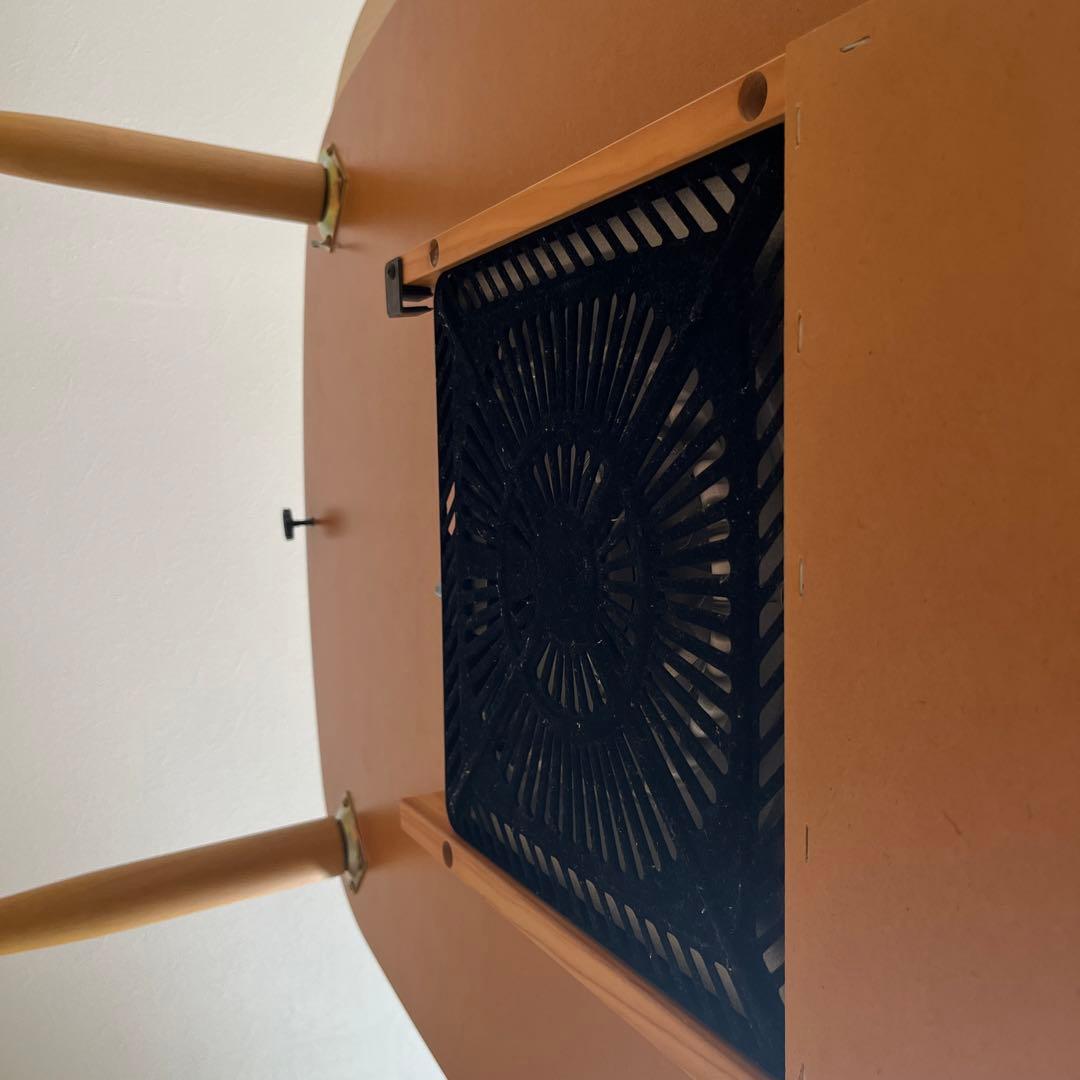 最終お値下げ　楕円　ローテーブル　ヒーター付き木目調こたつ 中型