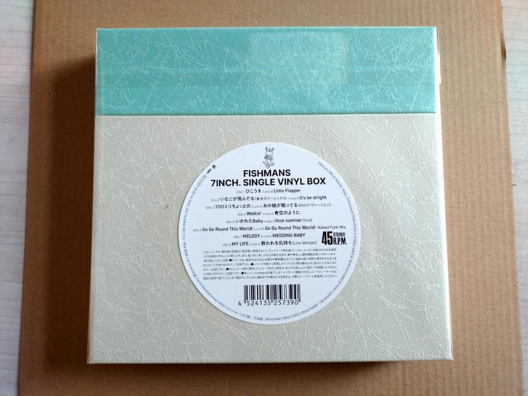 新品★FISHMANS 7INCH. SINGLE VINYL BOX