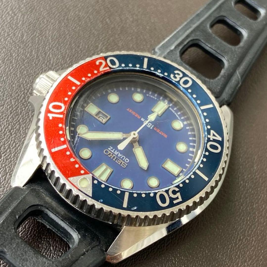 セイコー ダイバー ペプシベゼル 亀戸2625-001B 1980.Sep 稼動