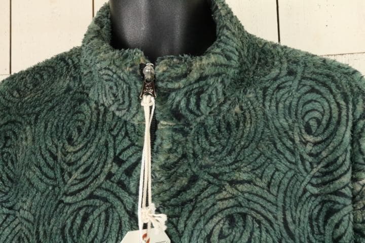 B*H様 22AW【新品】☆CALEE：スパイラル柄　フリースジャケット　ターコ