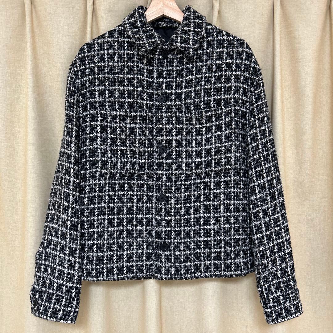 ザラ　ZARA テクスチャーシャツジャケット　Sサイズ