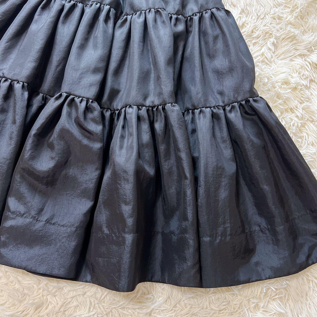 オブリ OBLI ティアードスカート　ミディアム