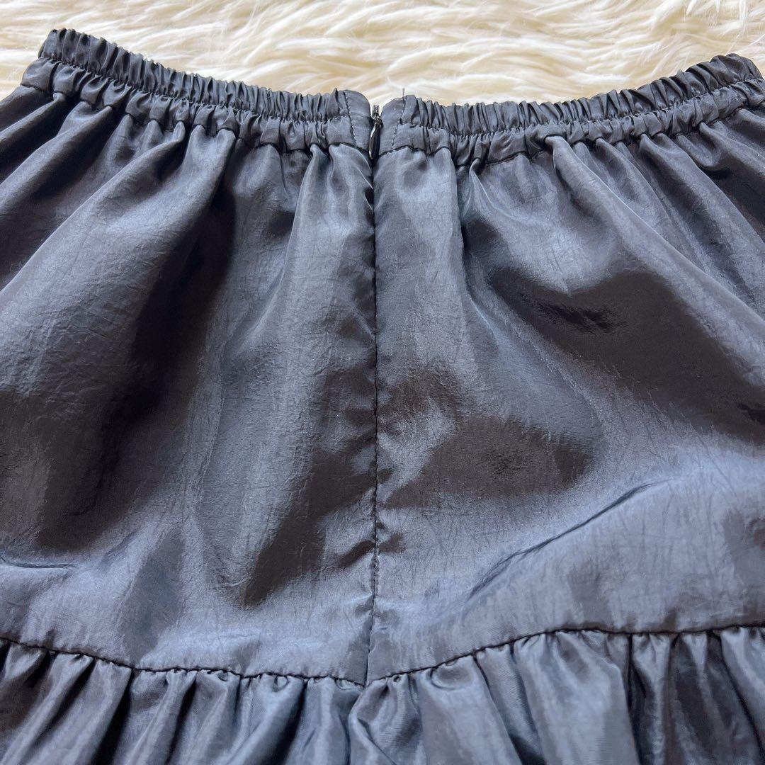 オブリ OBLI ティアードスカート　ミディアム