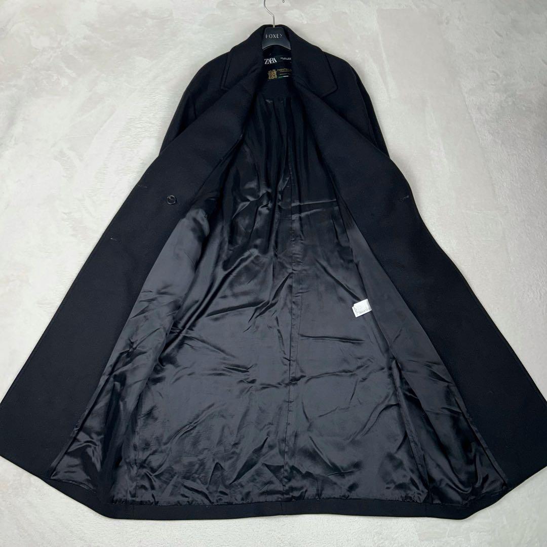 人気モデル♡ZARA MANTECO ダブルチェスターコート ブラック 大きい