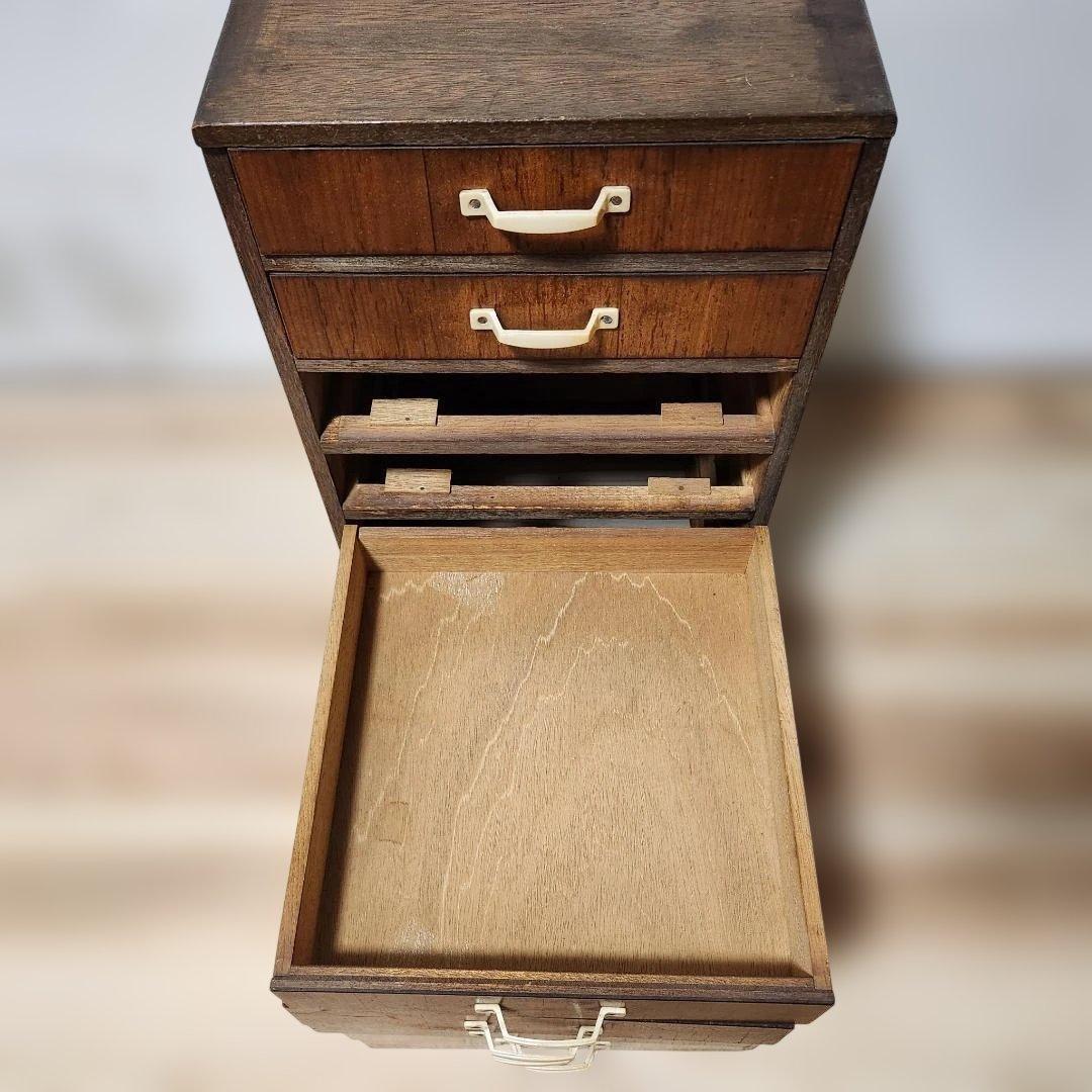 昭和レトロ チェスト 7段 キャビネット 書類棚 引き出し ノスタルジック