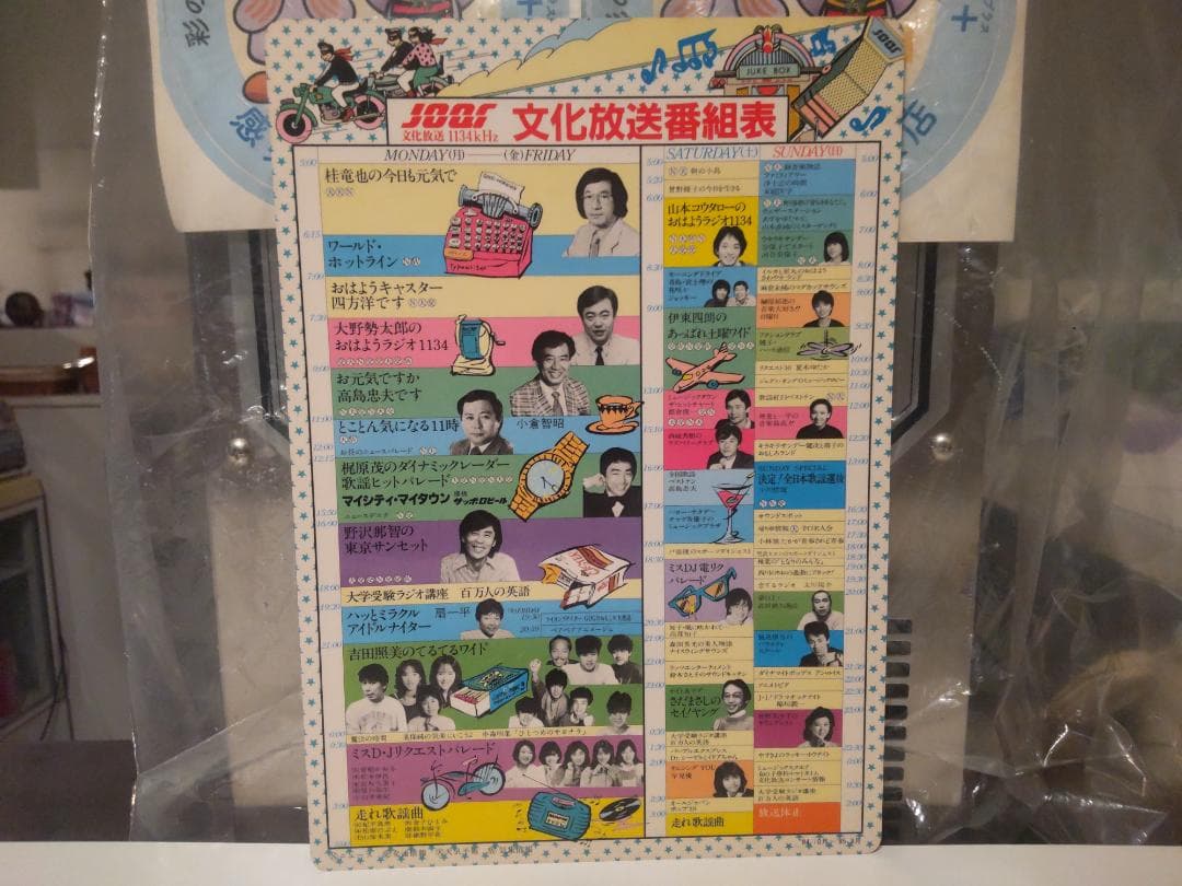 JOQR ラジオ 文化放送 東京タワー 港区 六本木 麻布 観光マップ 下敷き