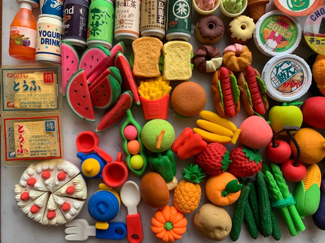 昭和レトロ　消しゴム　色々ミックスセット　まとめ売り