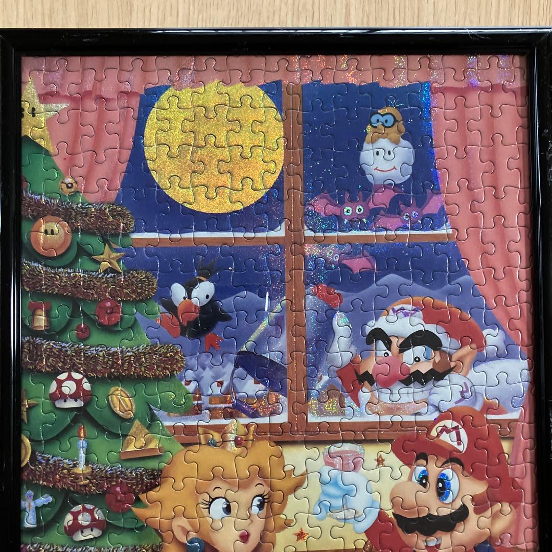 スーパーマリオ　クリスマス　ジグソーパズル　セントラルホビー　完成品