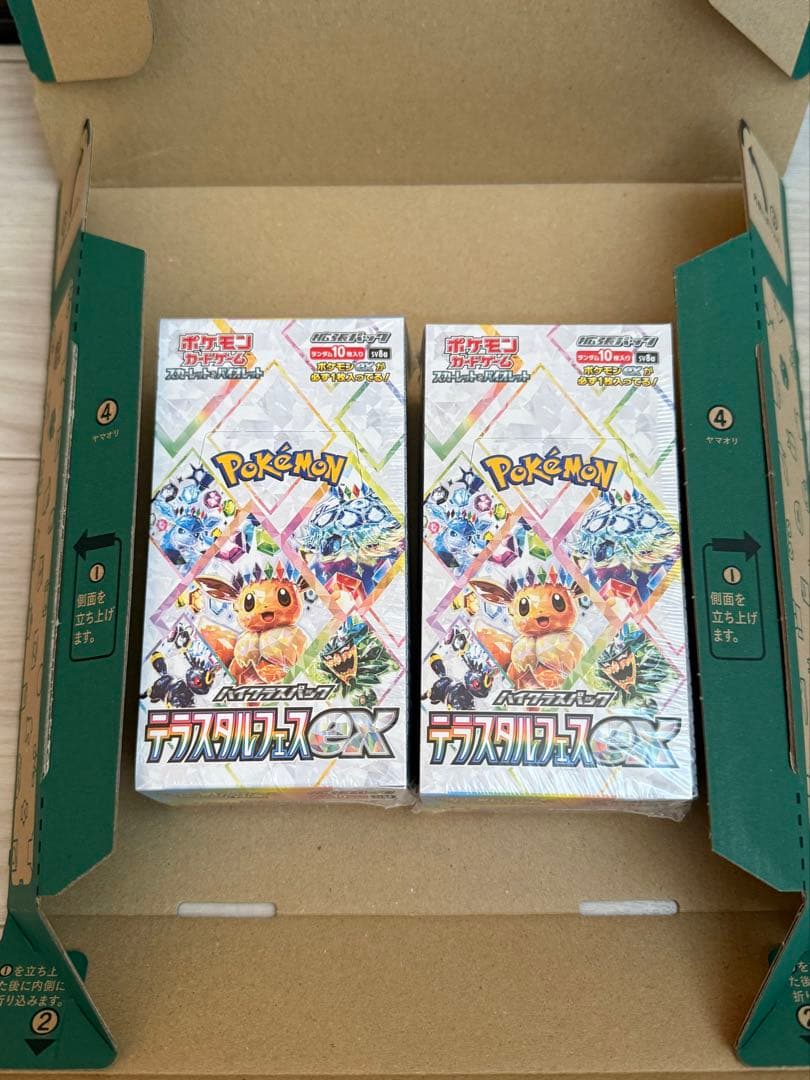 【新品未開封】テラスタルフェスex 2box シュリンク付き　実績あり