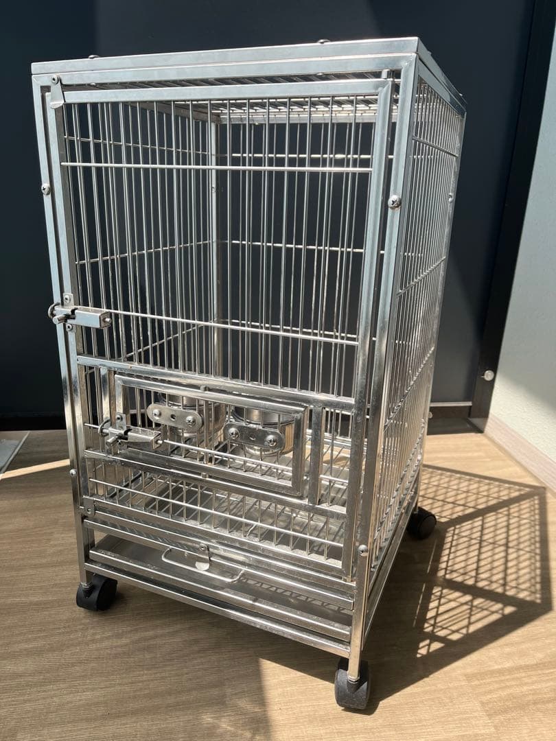 こんぱまるオリジナル　ステンレスケージ小　Y211 鳥籠　鳥かご　インコ　オウム