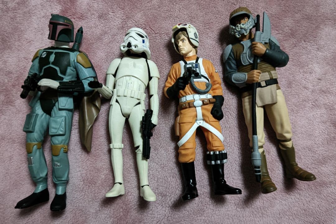 アプローズ社製　スターウォーズ　ボバ・フェット　ハン・ソロ　ルーク、ランド