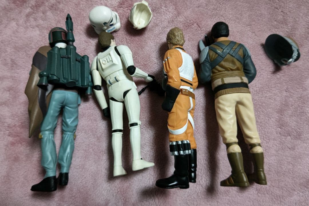 アプローズ社製　スターウォーズ　ボバ・フェット　ハン・ソロ　ルーク、ランド