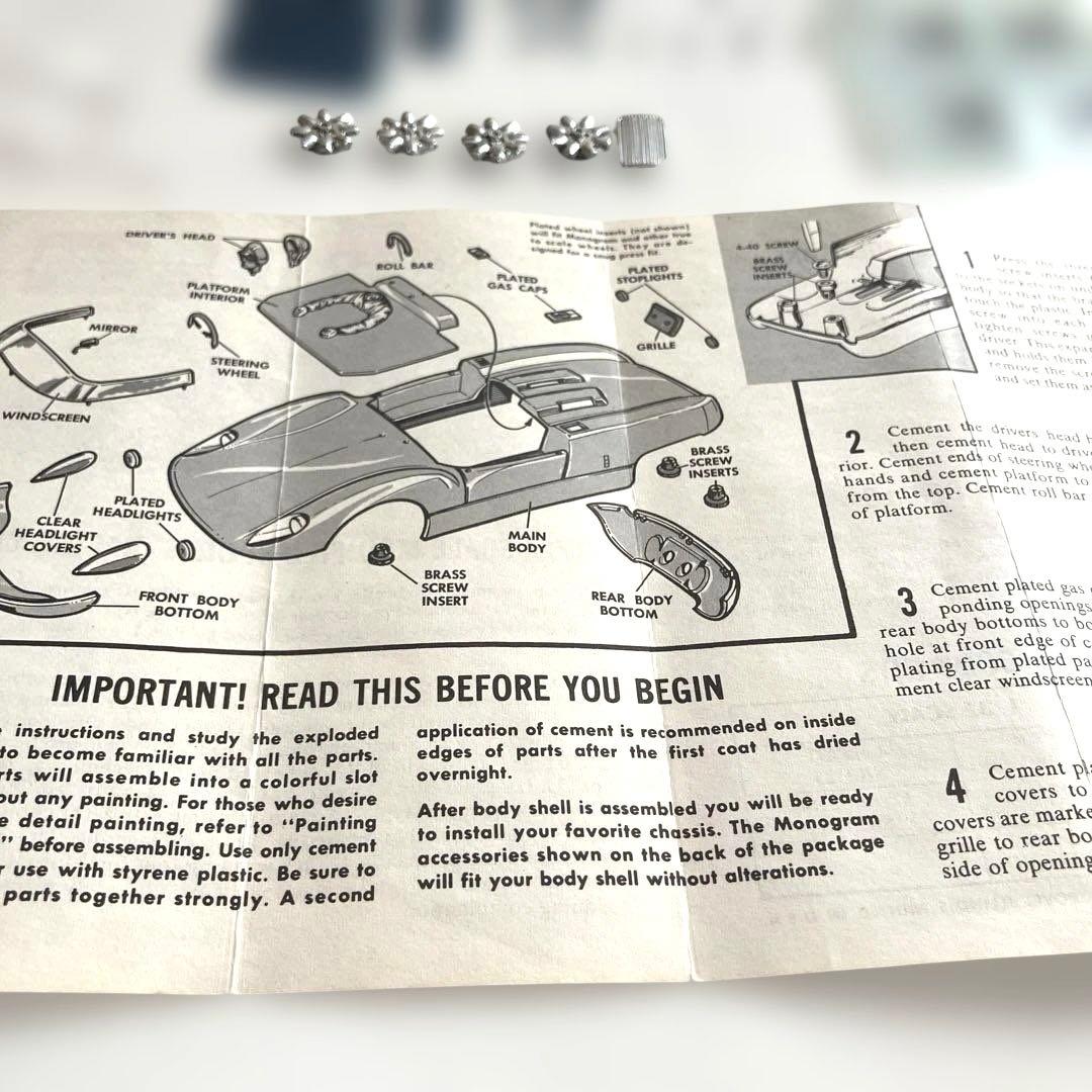 Monogram 1/24 SCARAB スロットカー ボディーキット