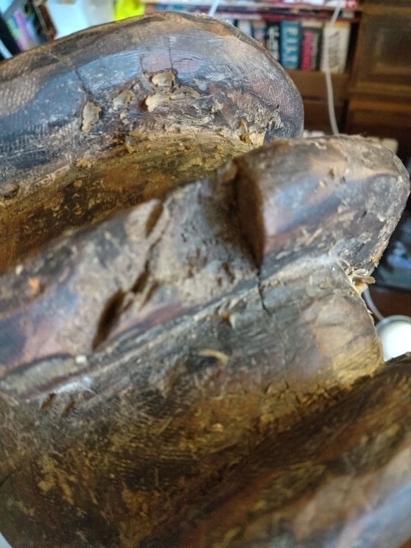 アフリカ　ファン族　フォン族　木彫り　人形　置物　ヴィンテージ　呪物