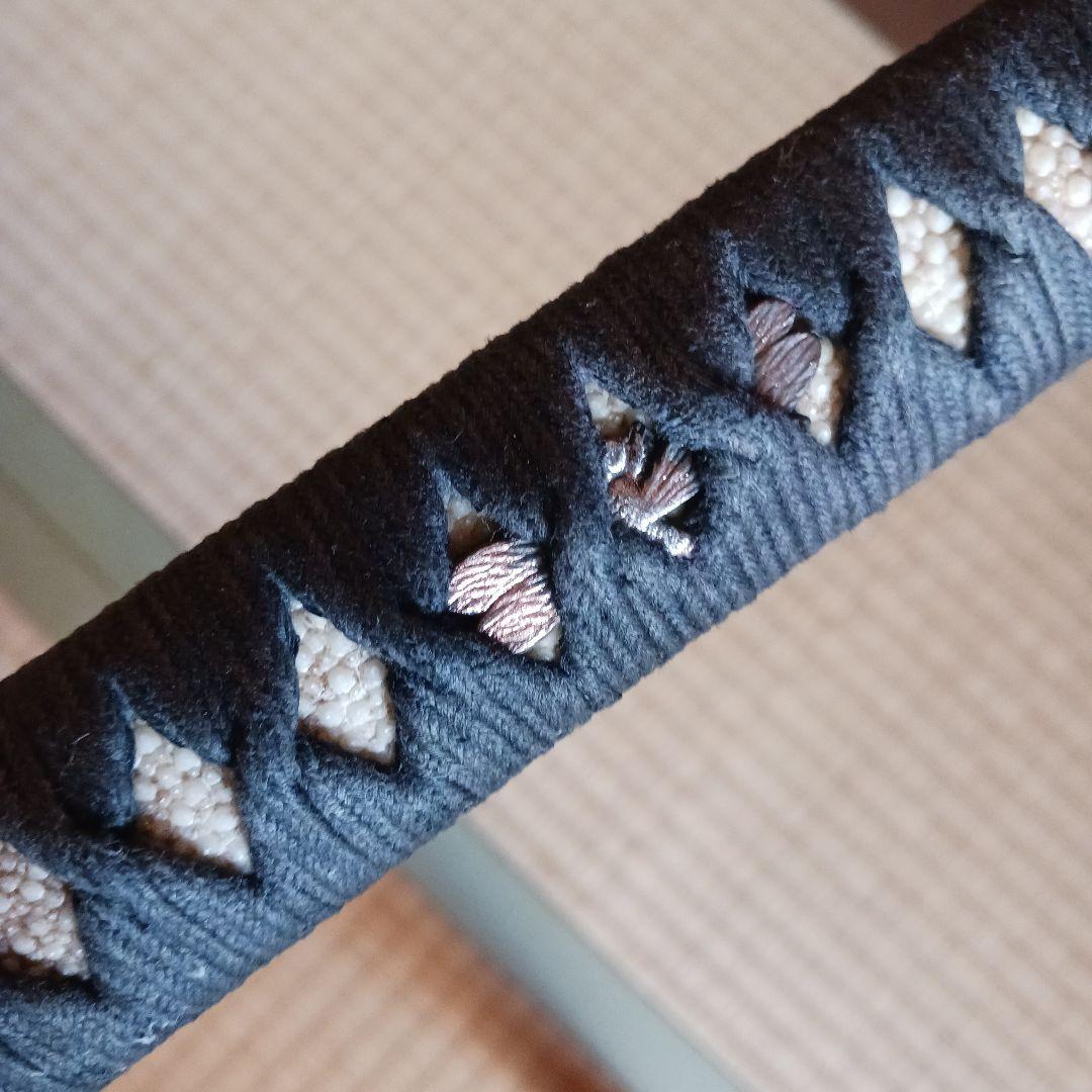 居合模造刀、本確居合者、居合女子、鑑賞、向き、本サメ本木、鍔刃渡り61cm、