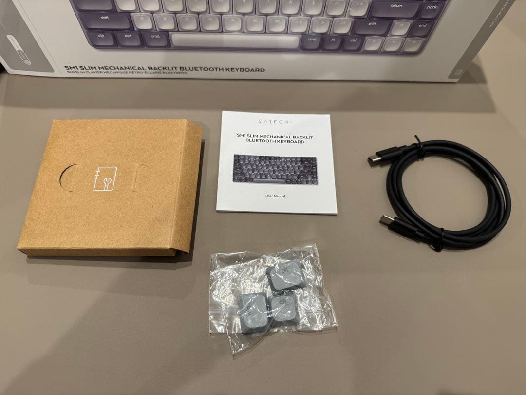 Satechi SM1 Slim 茶軸 メカニカルキーボード