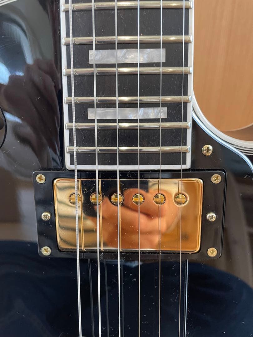 りく様。EDWARDS レスポールカスタム 美品 エボニー指板