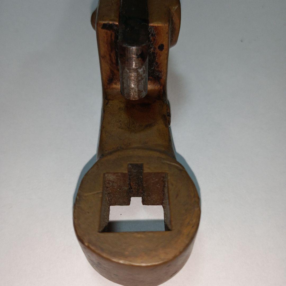 金属製 レンチ型 鉄道部品 約17cm