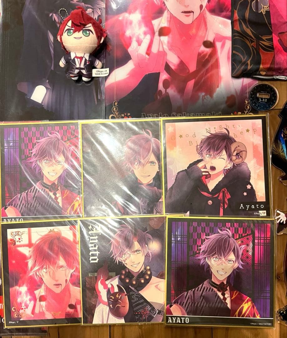 Diabolik lovers ディアラバ逆巻アヤトぬいぐるみアクスタ色紙まとめ