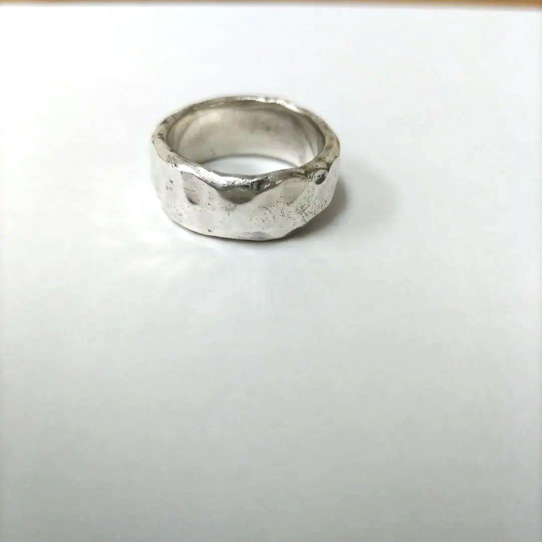 ピ*ン様 市松 シルバー 980 リング 18号