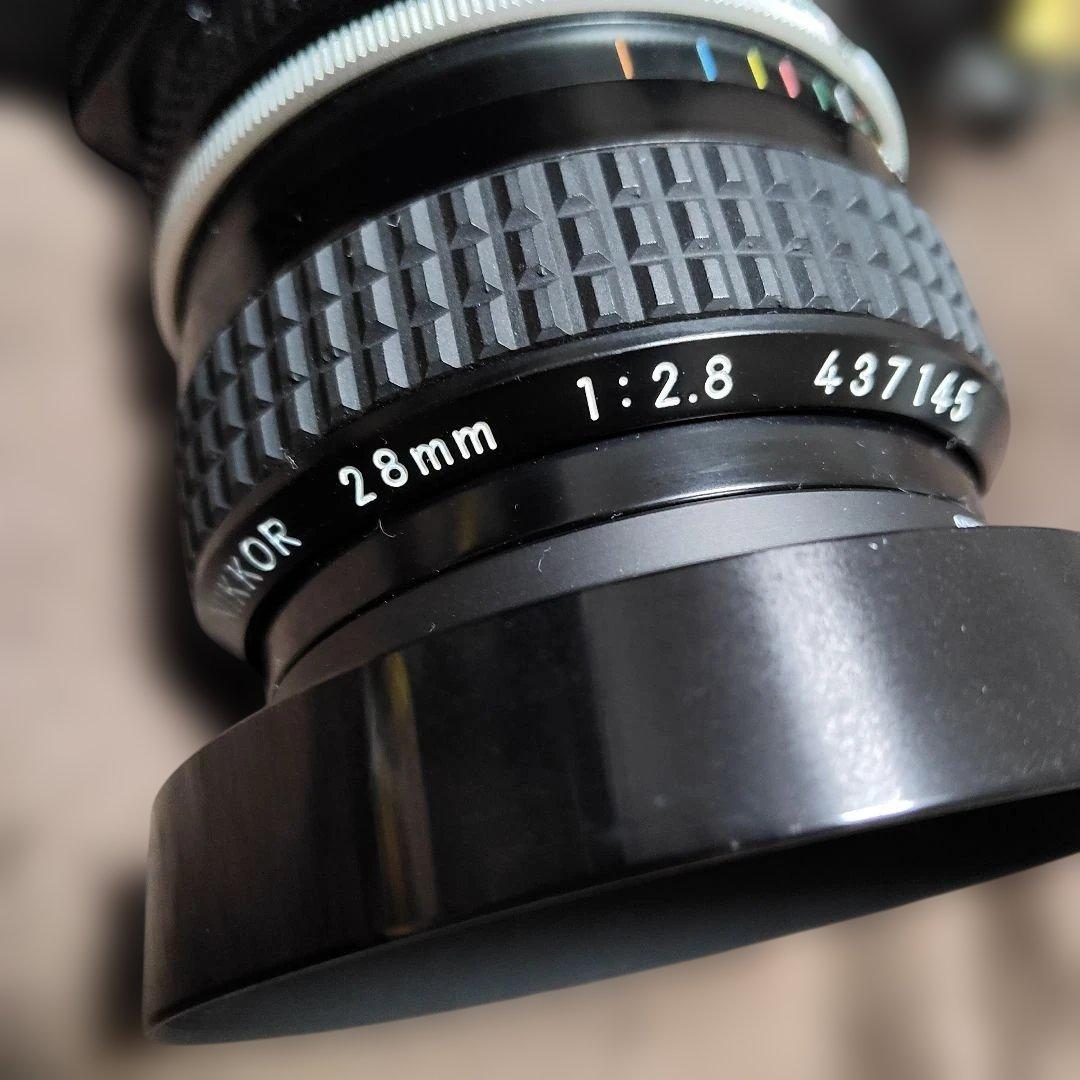 Nikon EL2 ブラックボディ/NIKKOR 28ｍｍ 1：2.8