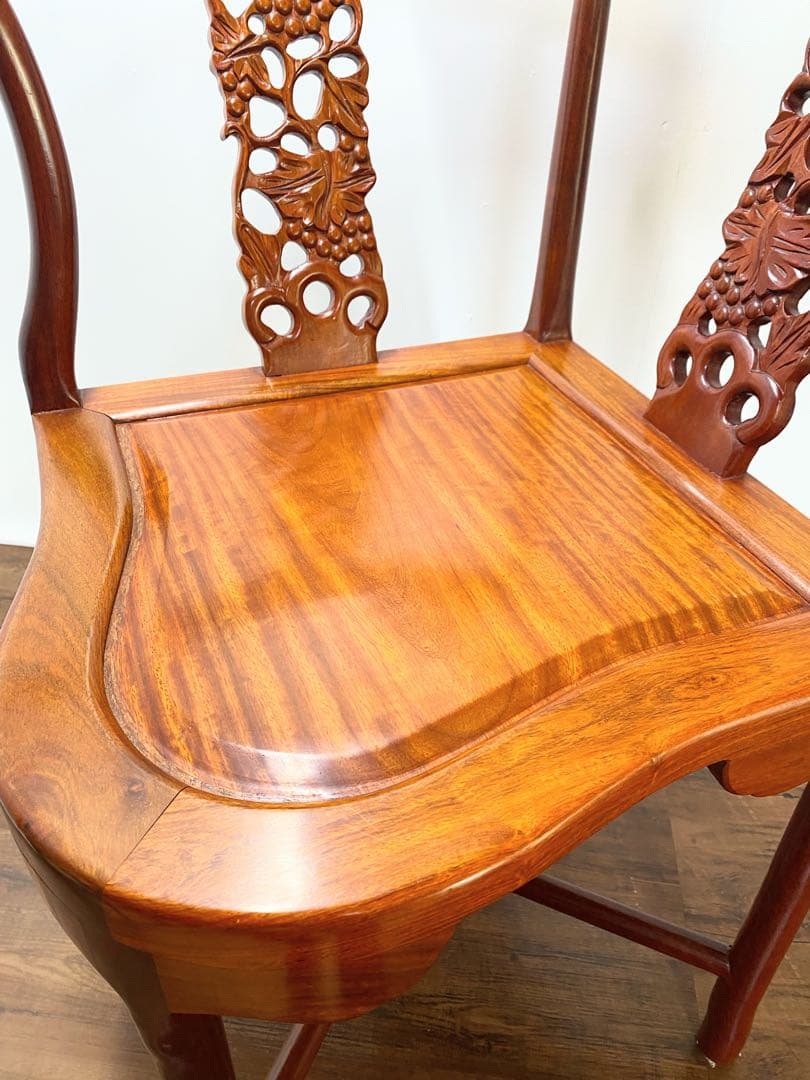 螺鈿細工 中国家具 椅子 アームチェア