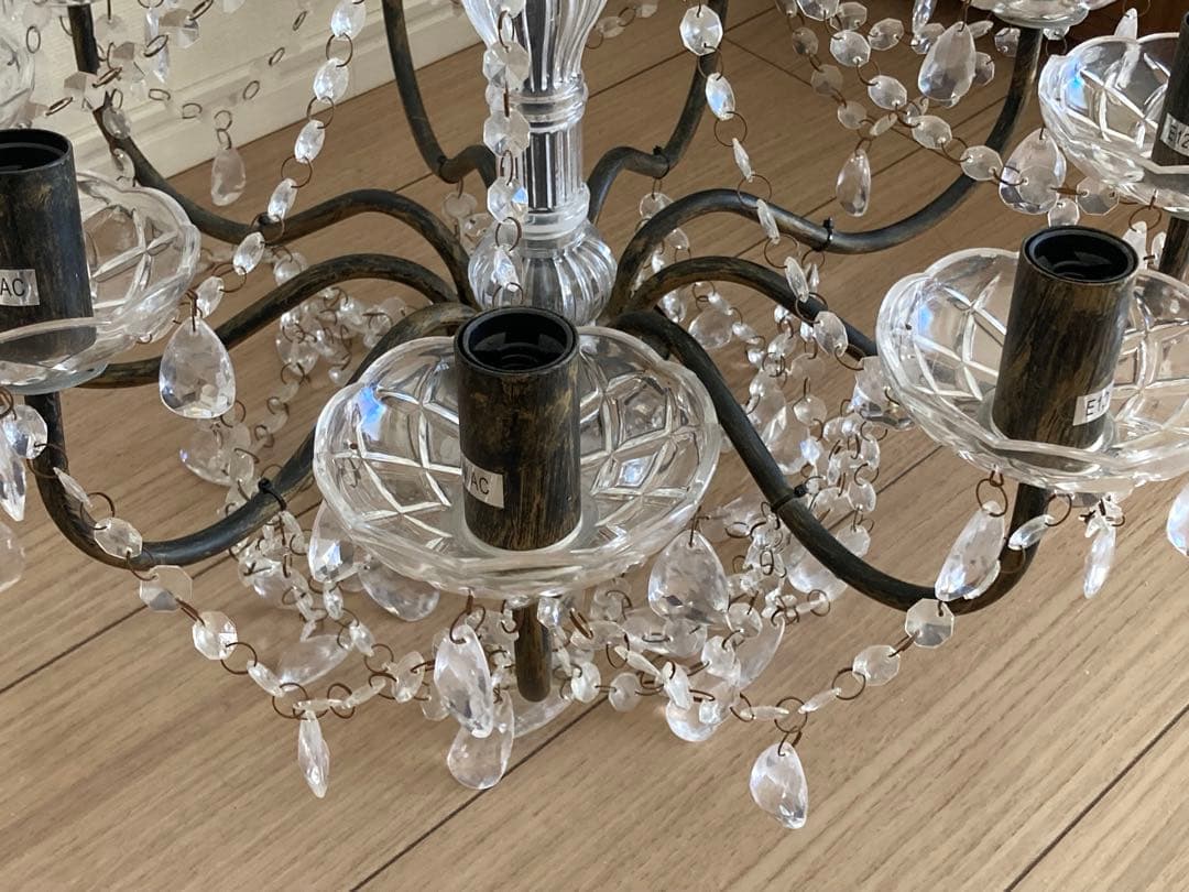 シャンデリア ジュリエット 9灯 ダークゴールド