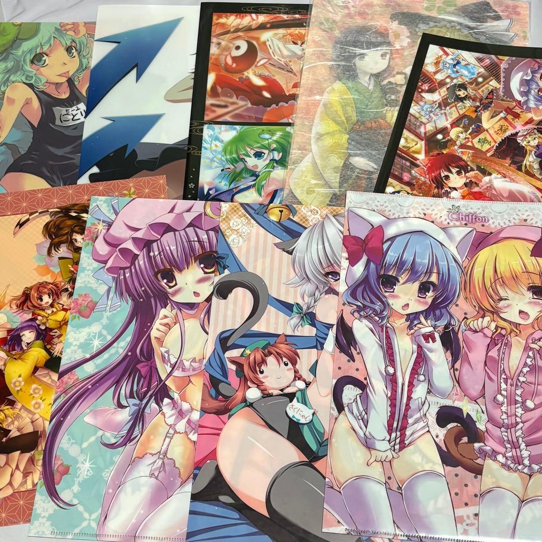 東方プロジェクト グッズ まとめ 紙物 下敷き ファイル 東方 project