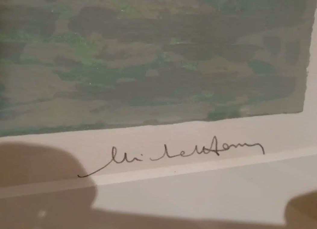 Mミッシェル・アンリ ８６年リヴィエラ 自筆サイン入り【額付】