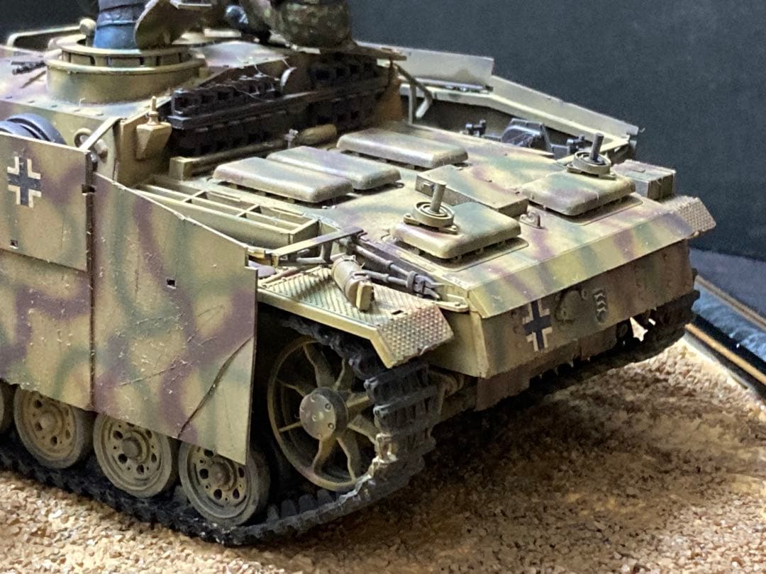 タミヤ　1/35 ドイツ軍　三号突撃砲G型　ヴィネット　完成品ジャンク