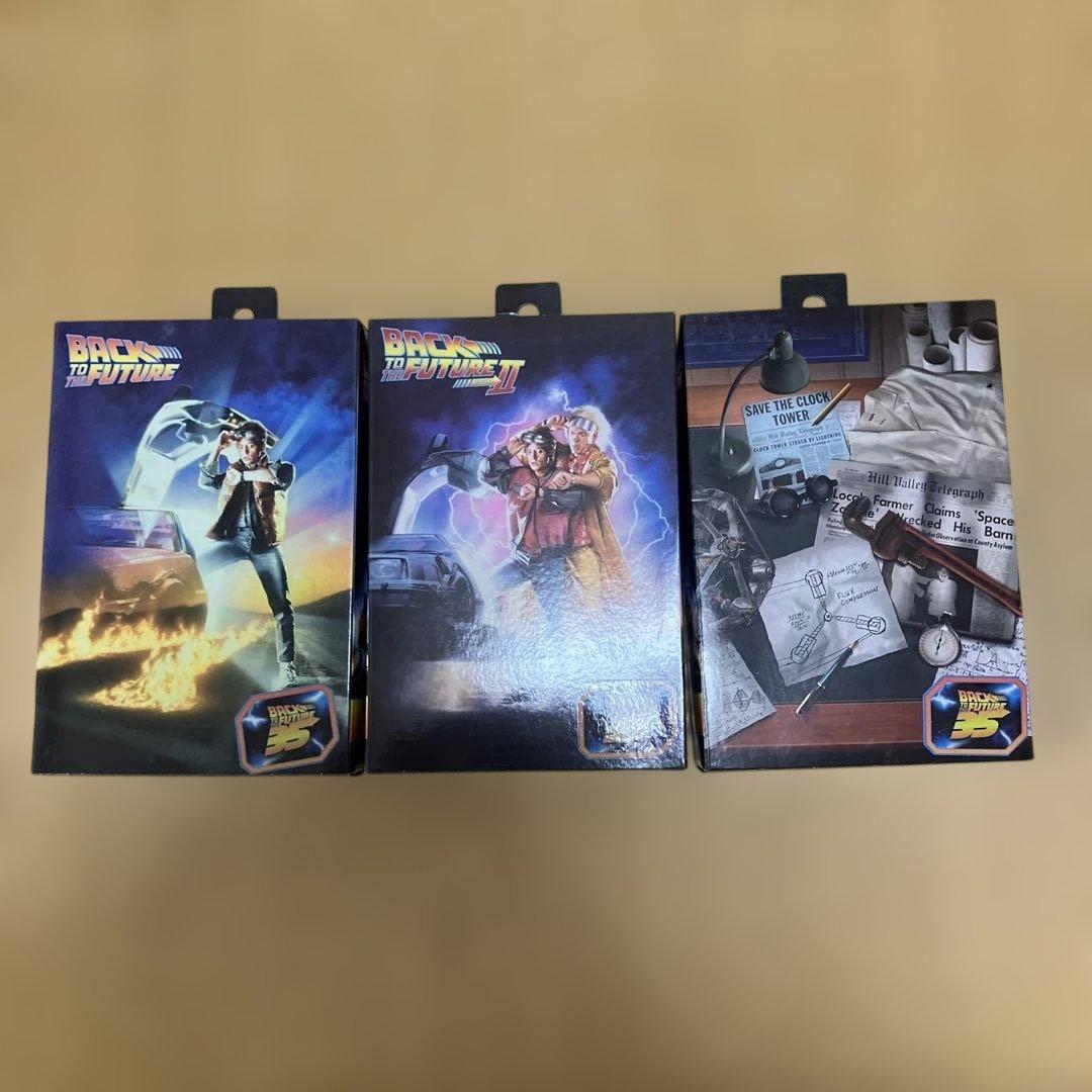 ネカ　バックトゥザフューチャー Ⅰ・Ⅱ マーティー ドク　セット　NECA