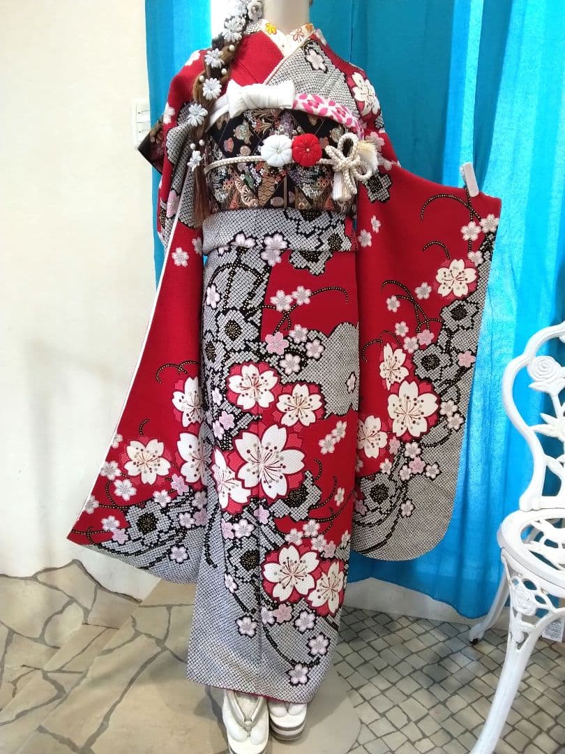 【専用です‼️】振袖フルセット、正絹絞り振袖、成人式、ガード加工
