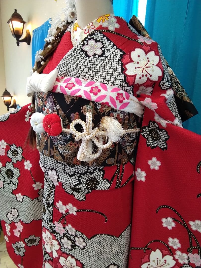 【専用です‼️】振袖フルセット、正絹絞り振袖、成人式、ガード加工