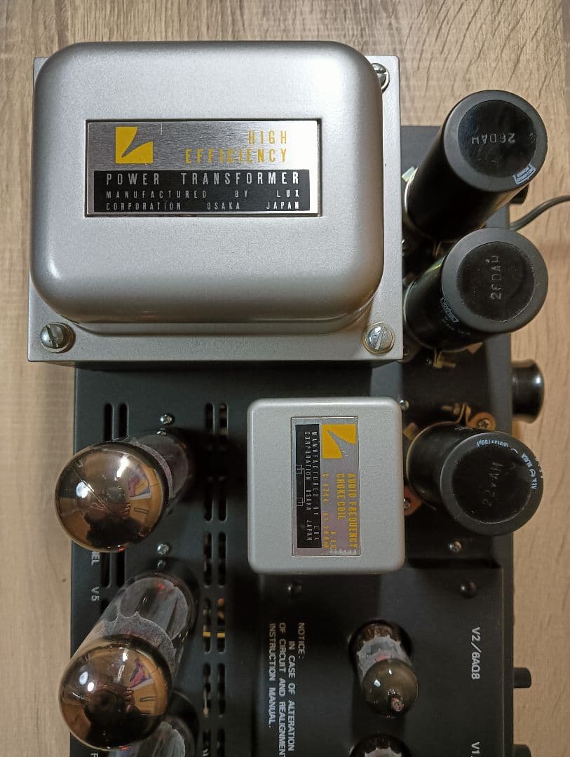 【動作確認済・美品】A3500 LUXKIT 真空管パワーアンプ　マニュアル付