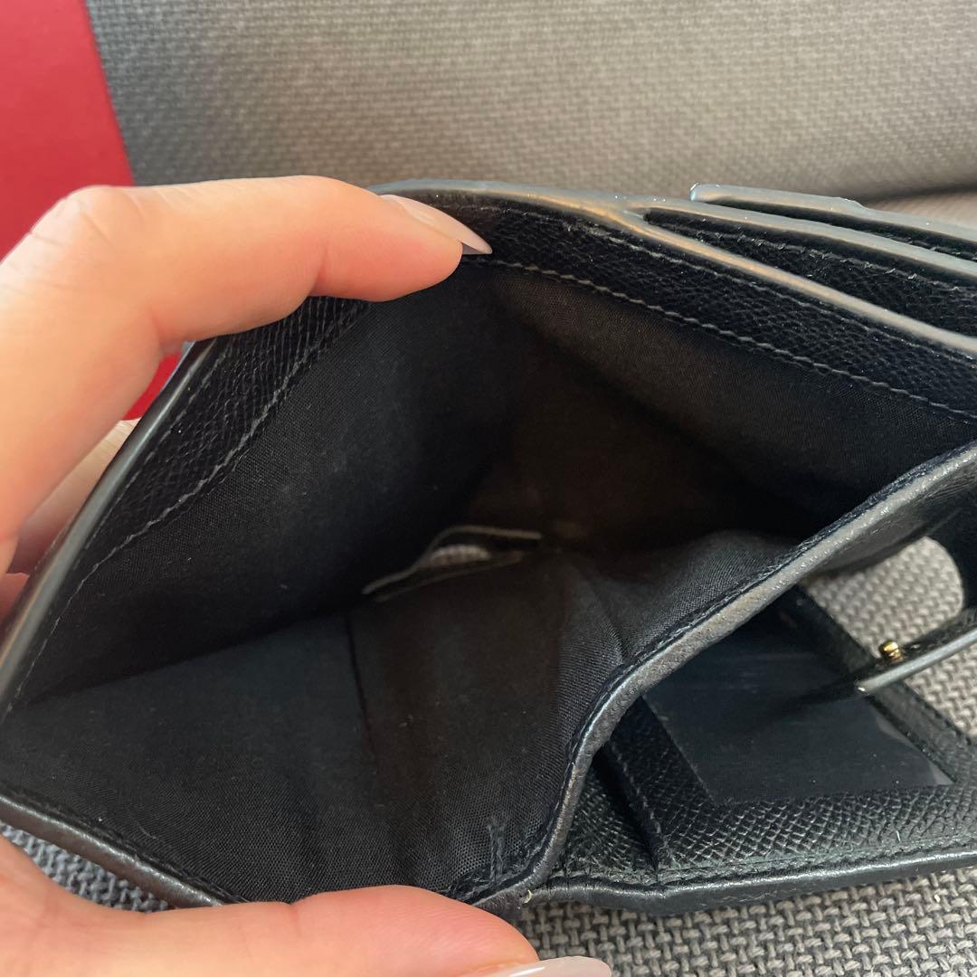 Salvatore Ferragamo ブラック二つ折り財布