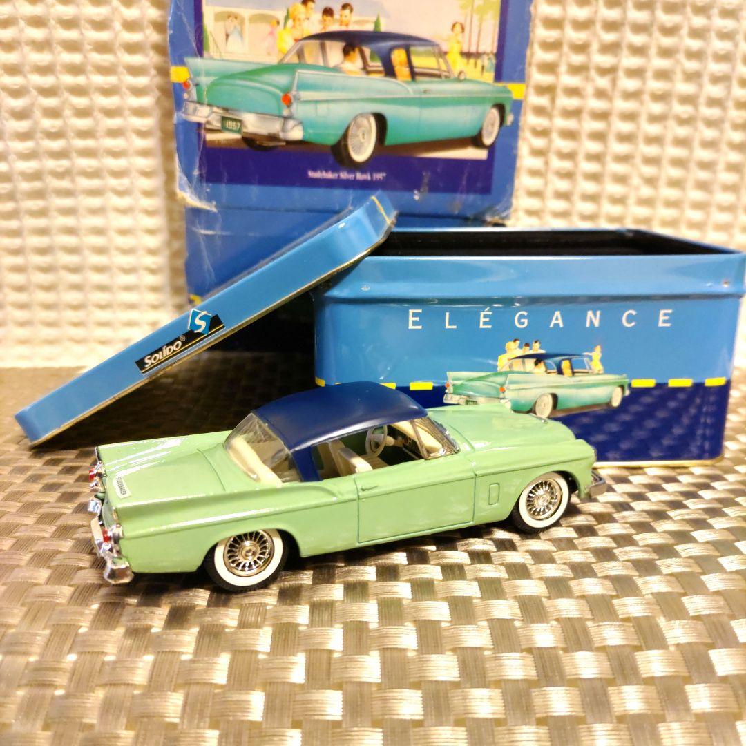 美品　箱付き　ミニカー　1957 スタッドベーカー シルバーホーク　フランス製
