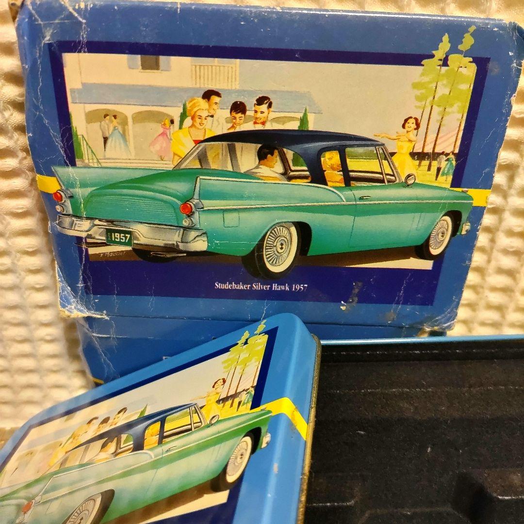 美品　箱付き　ミニカー　1957 スタッドベーカー シルバーホーク　フランス製