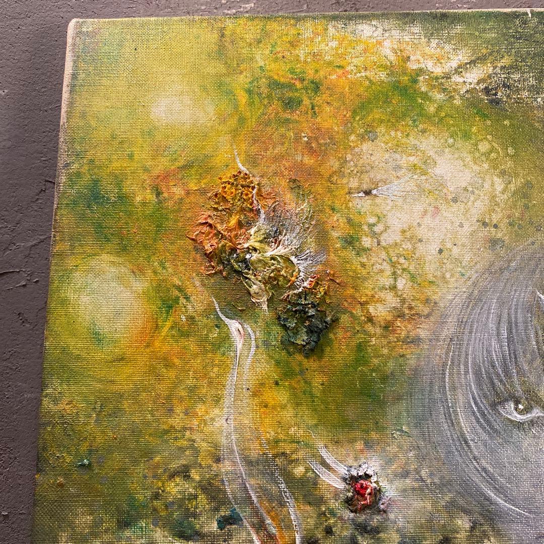 松山幾三郎 『仮面』 油絵 額装品 アート 絵画 原画 油彩 インテリア